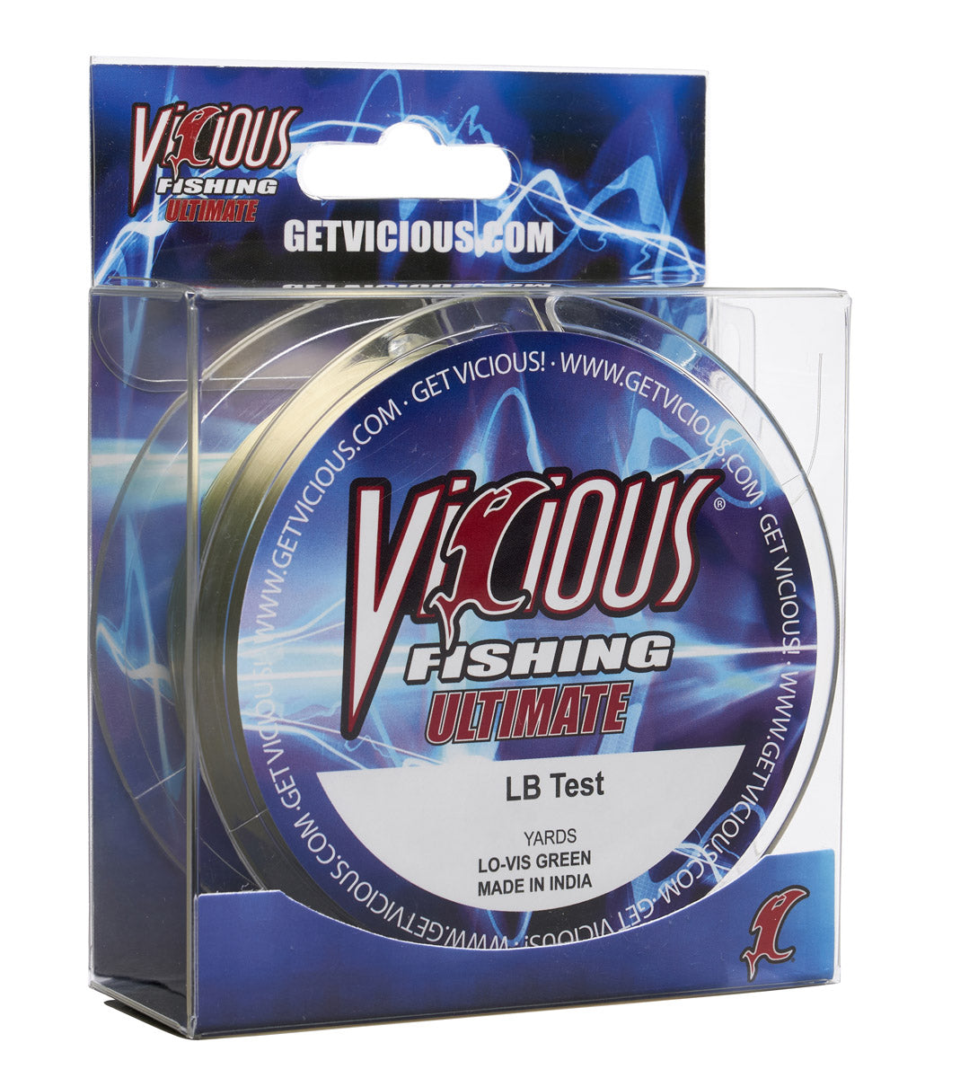 Vicious Ultimate Lo-Vis Green Mono - 12 Lb Test