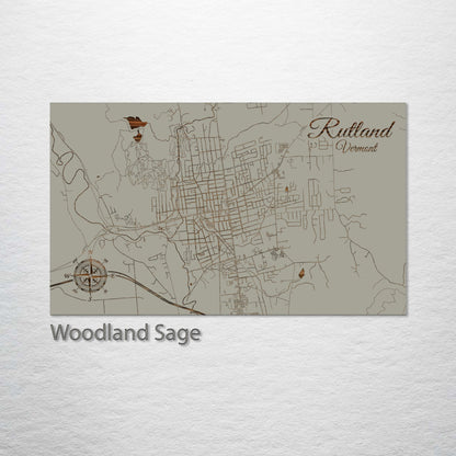 Rutland, Vermont Street Map