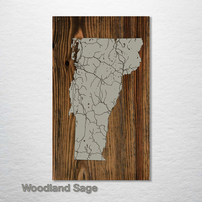 Vermont Isolated Map