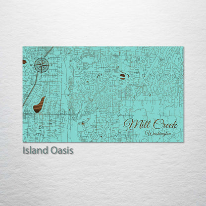 Mill Creek, Washington Street Map