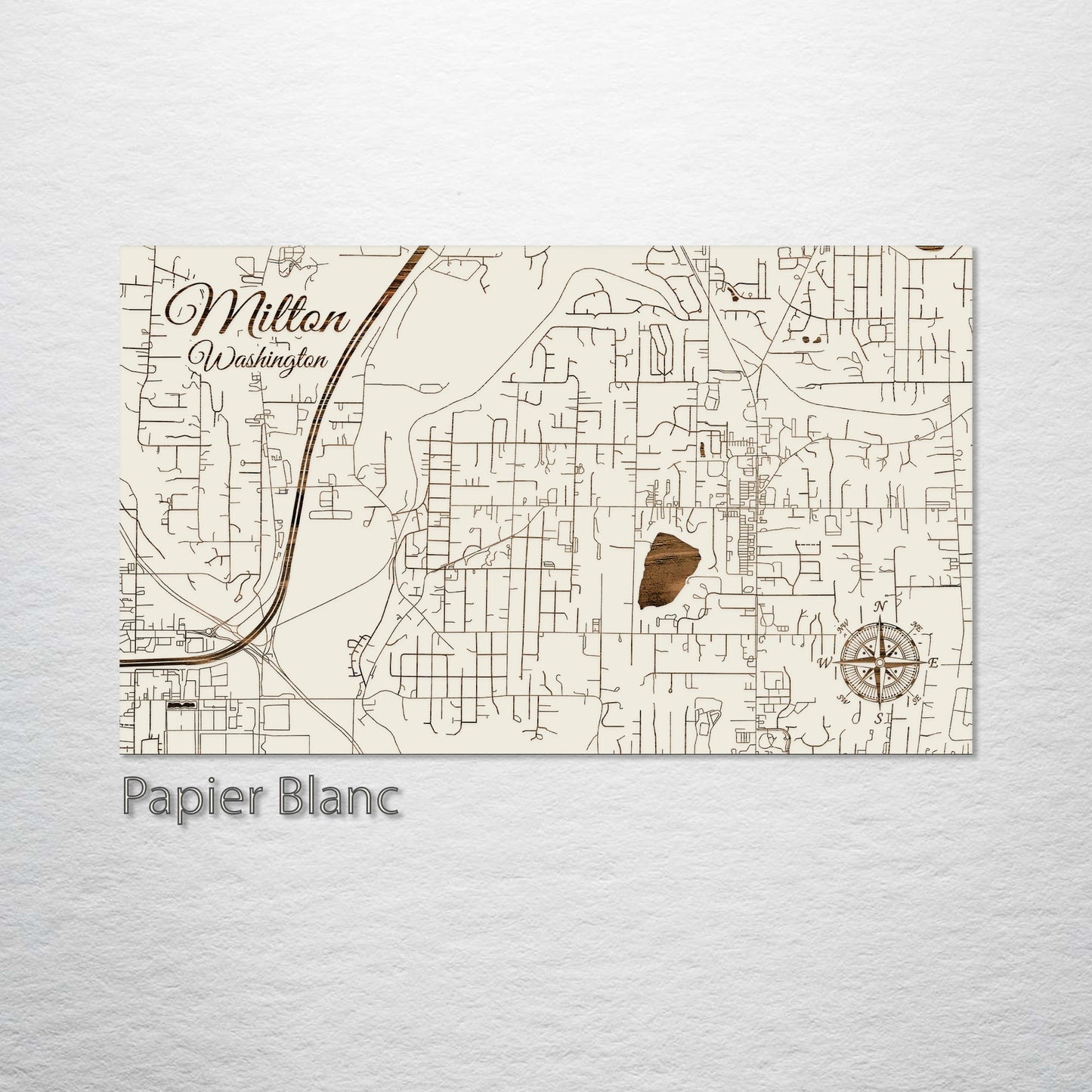 Milton, Washington Street Map