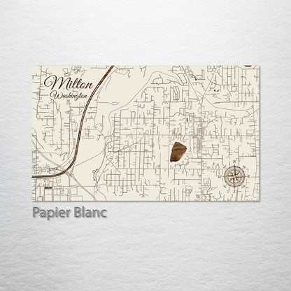 Milton, Washington Street Map