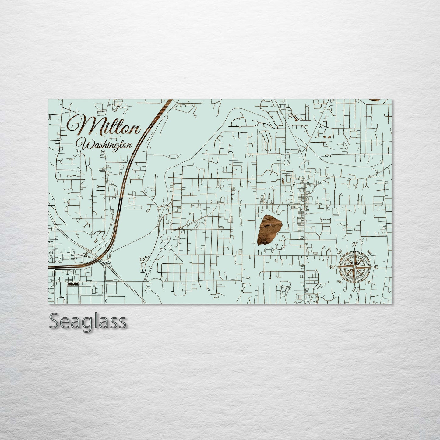 Milton, Washington Street Map