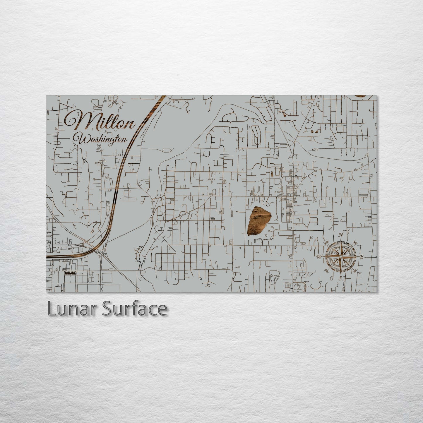 Milton, Washington Street Map