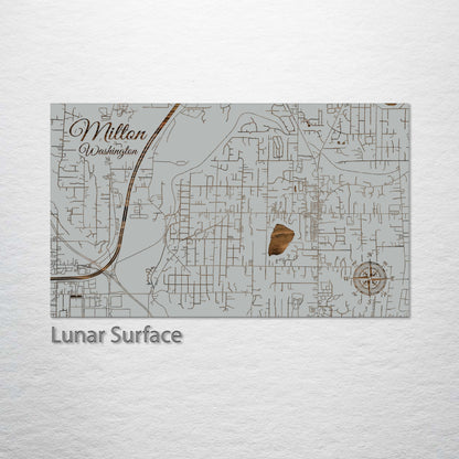 Milton, Washington Street Map
