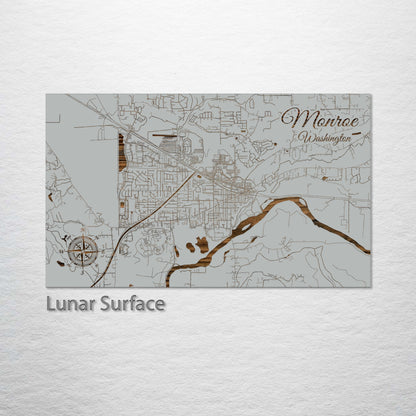 Monroe, Washington Street Map