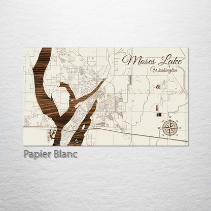 Moses Lake, Washington Street Map