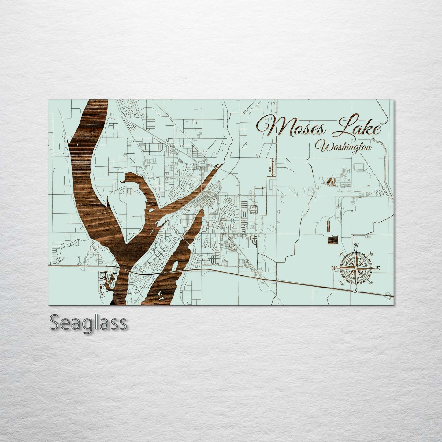 Moses Lake, Washington Street Map