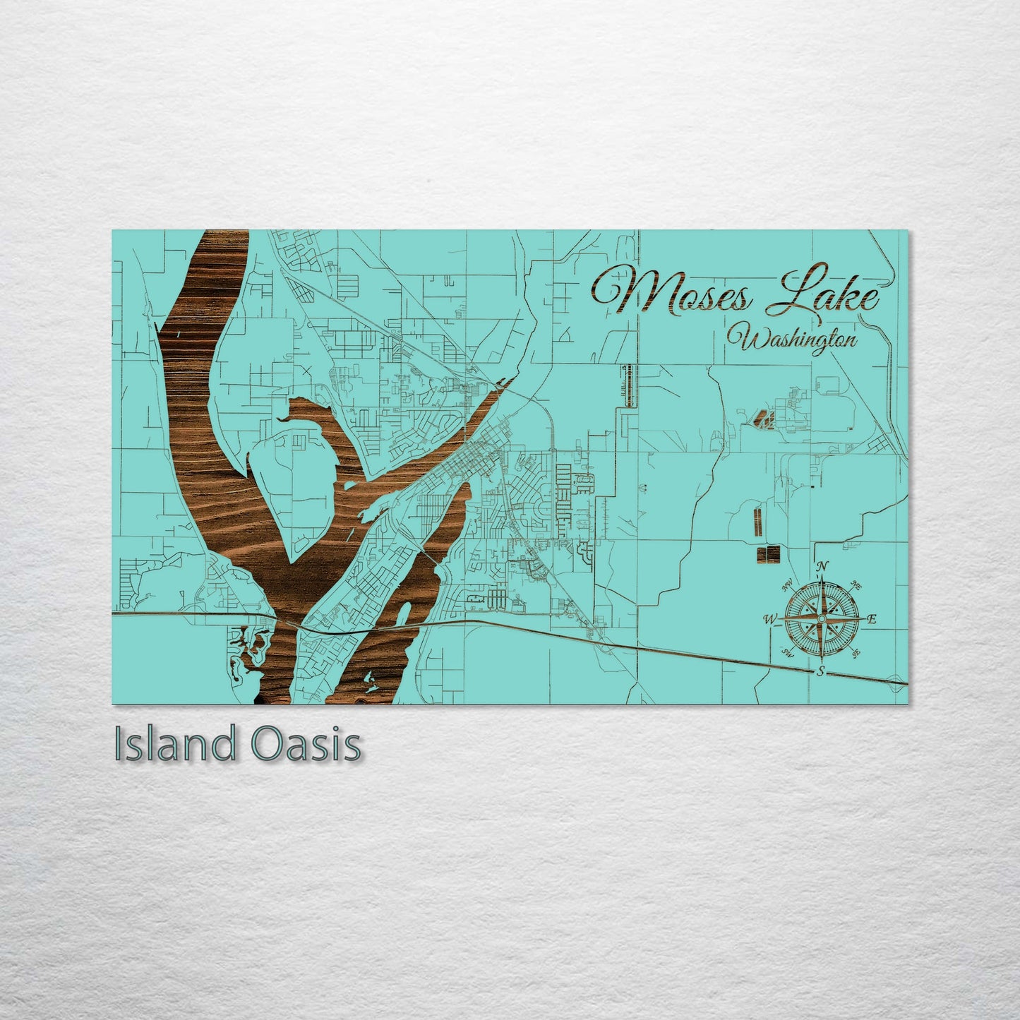 Moses Lake, Washington Street Map