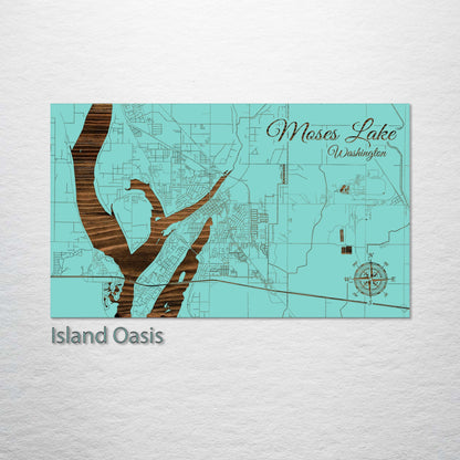 Moses Lake, Washington Street Map