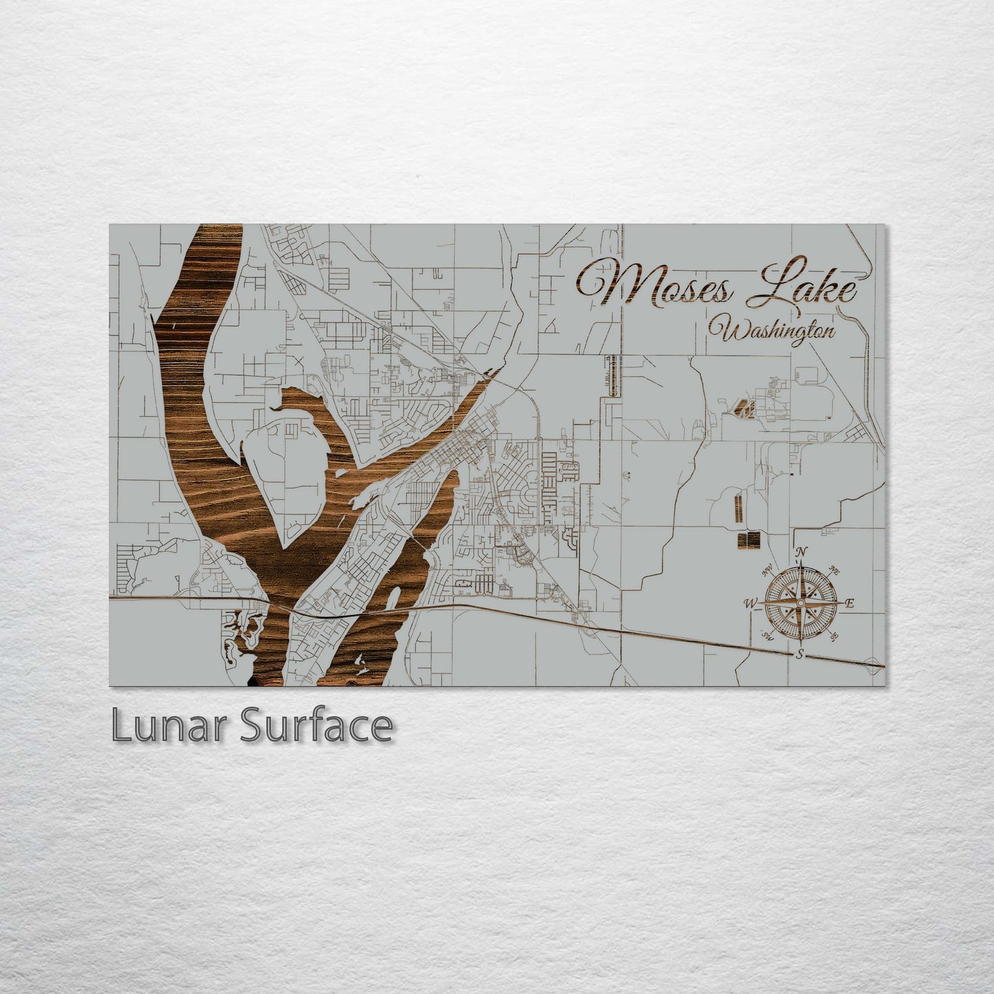 Moses Lake, Washington Street Map