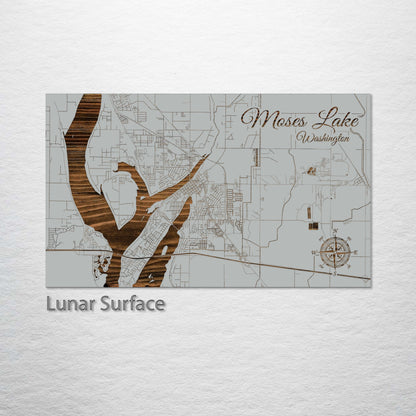 Moses Lake, Washington Street Map