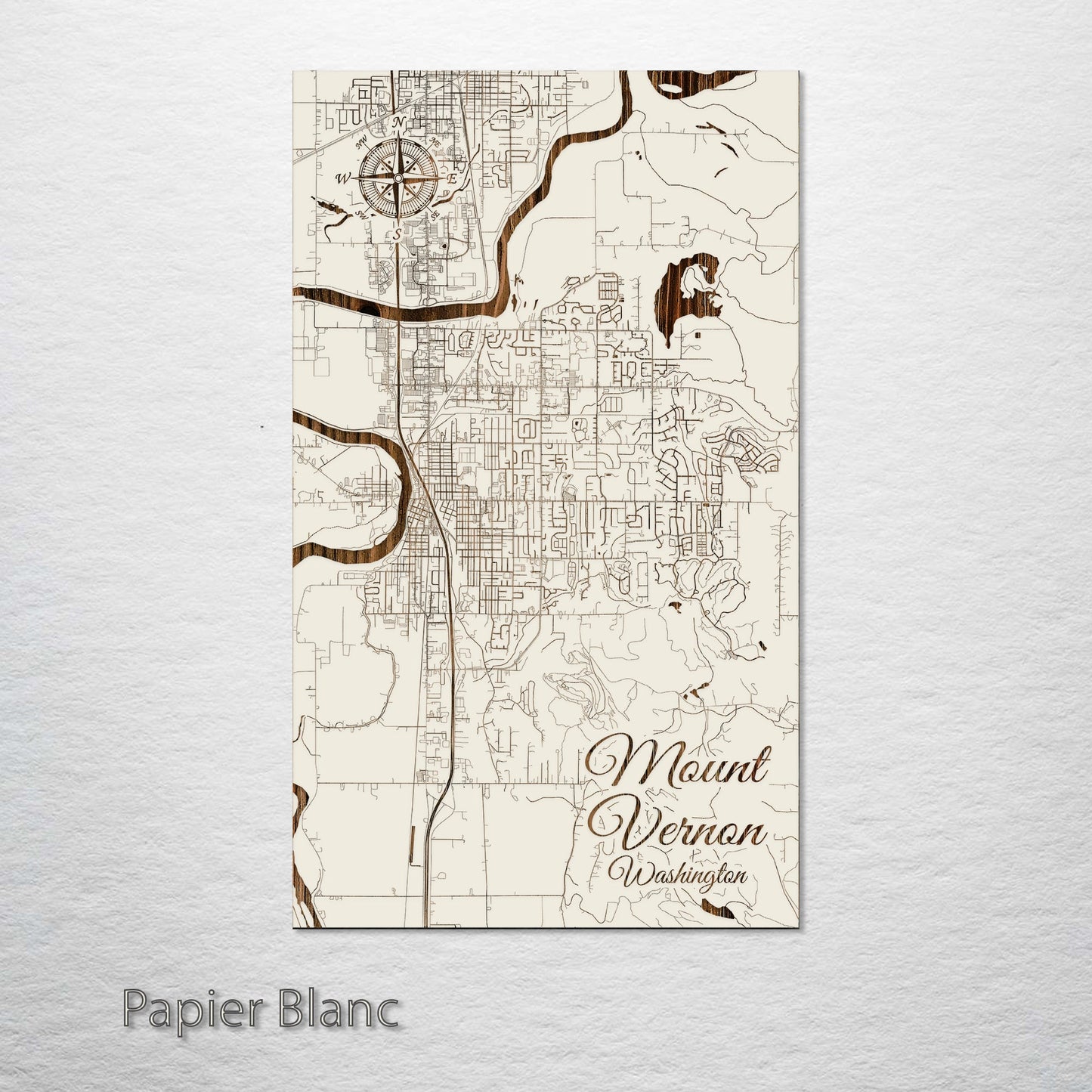 Mount Vernon, Washington Street Map