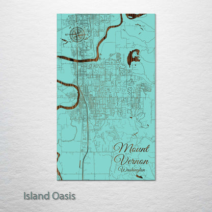 Mount Vernon, Washington Street Map