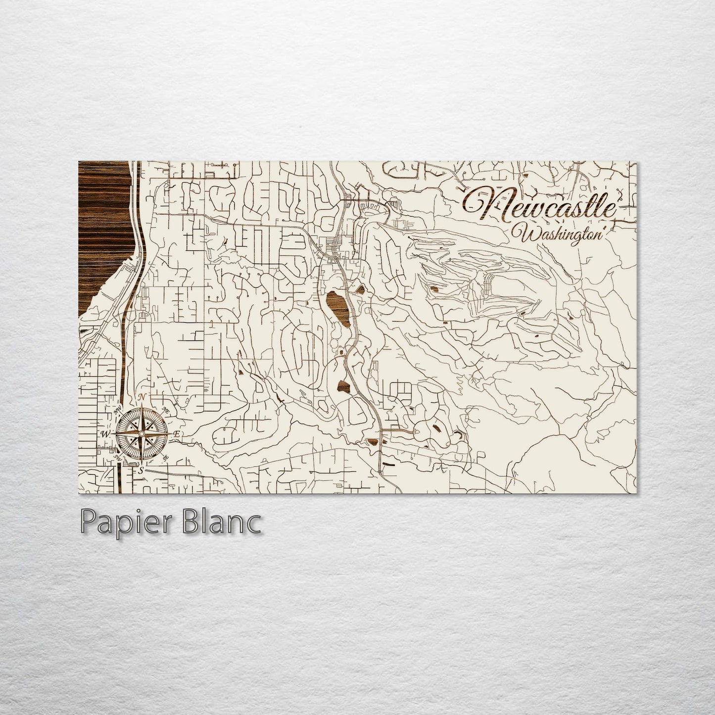 Newcastle, Washington Street Map
