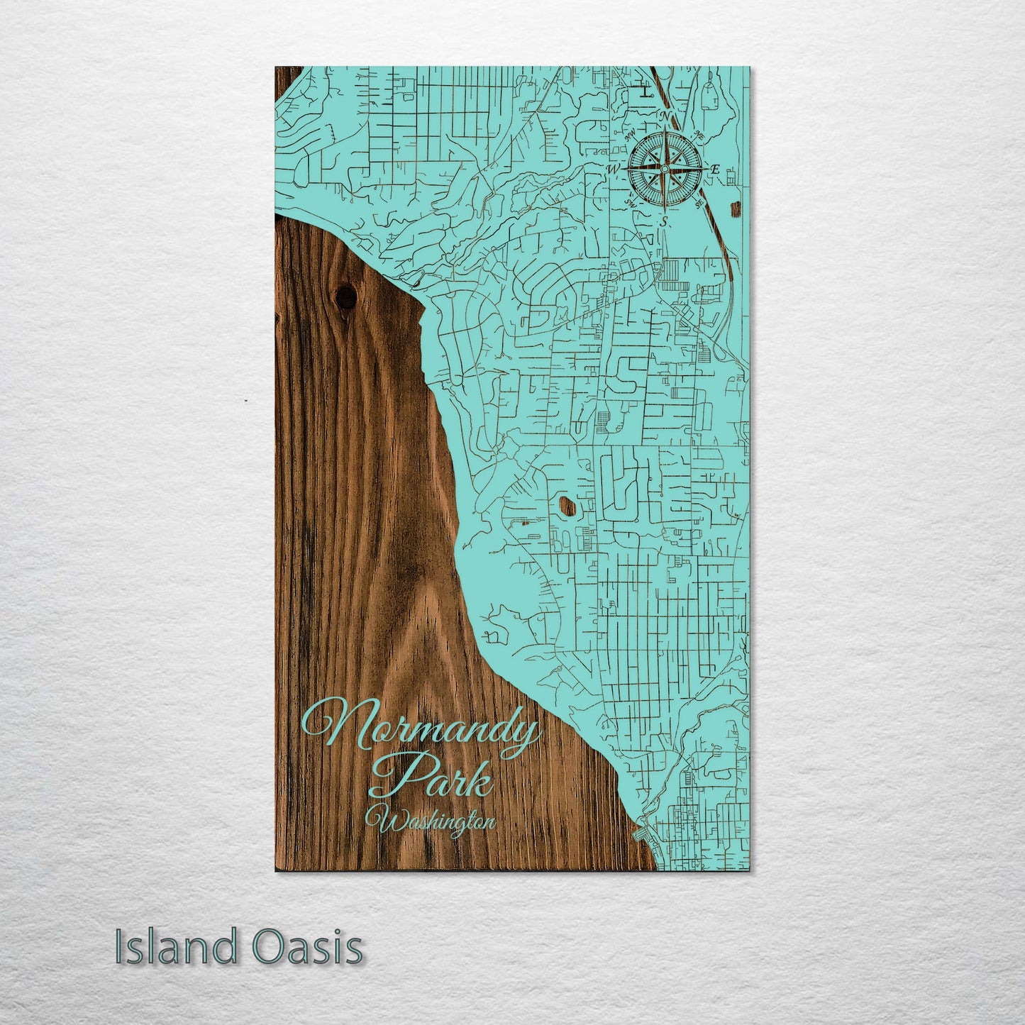 Normandy Park, Washington Street Map