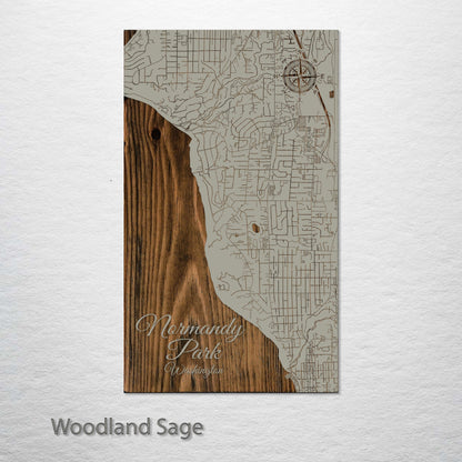 Normandy Park, Washington Street Map