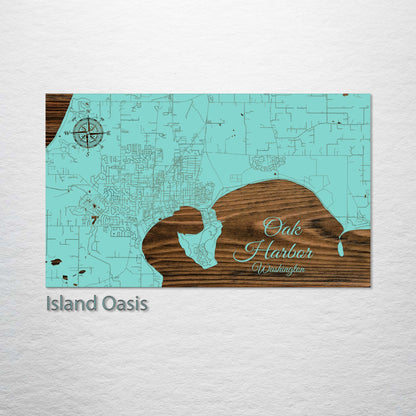 Oak Harbor, Washington Street Map