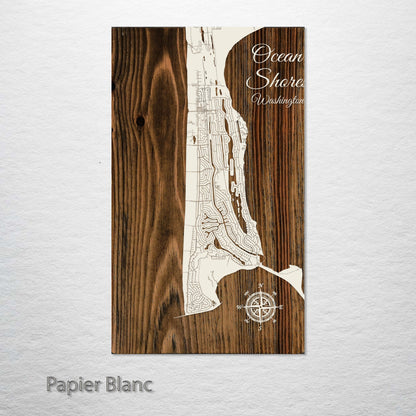 Ocean Shores, Washington Street Map