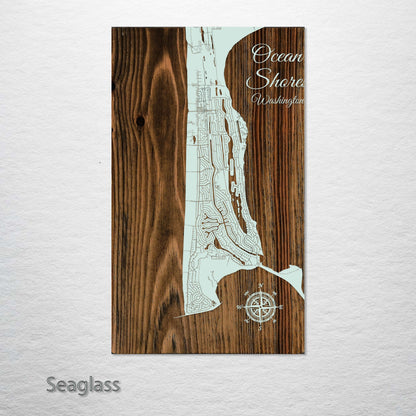 Ocean Shores, Washington Street Map