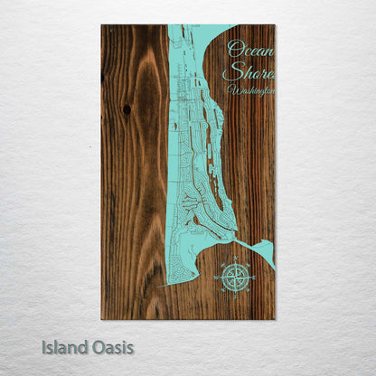 Ocean Shores, Washington Street Map