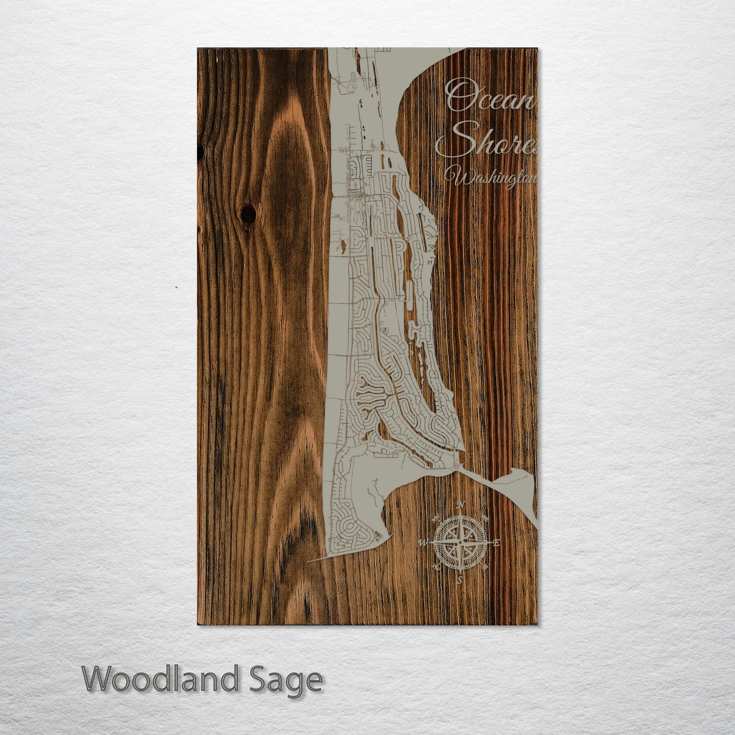 Ocean Shores, Washington Street Map