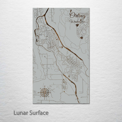 Orting, Washington Street Map