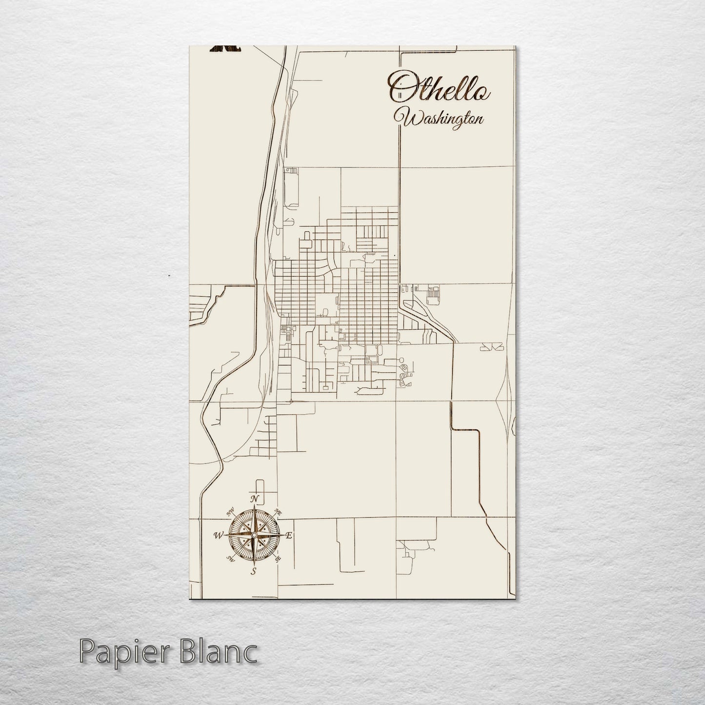 Othello, Washington Street Map