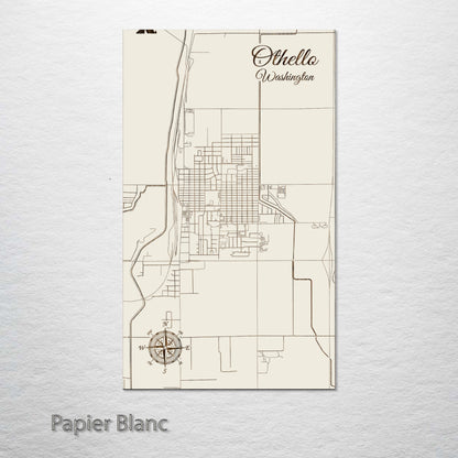 Othello, Washington Street Map