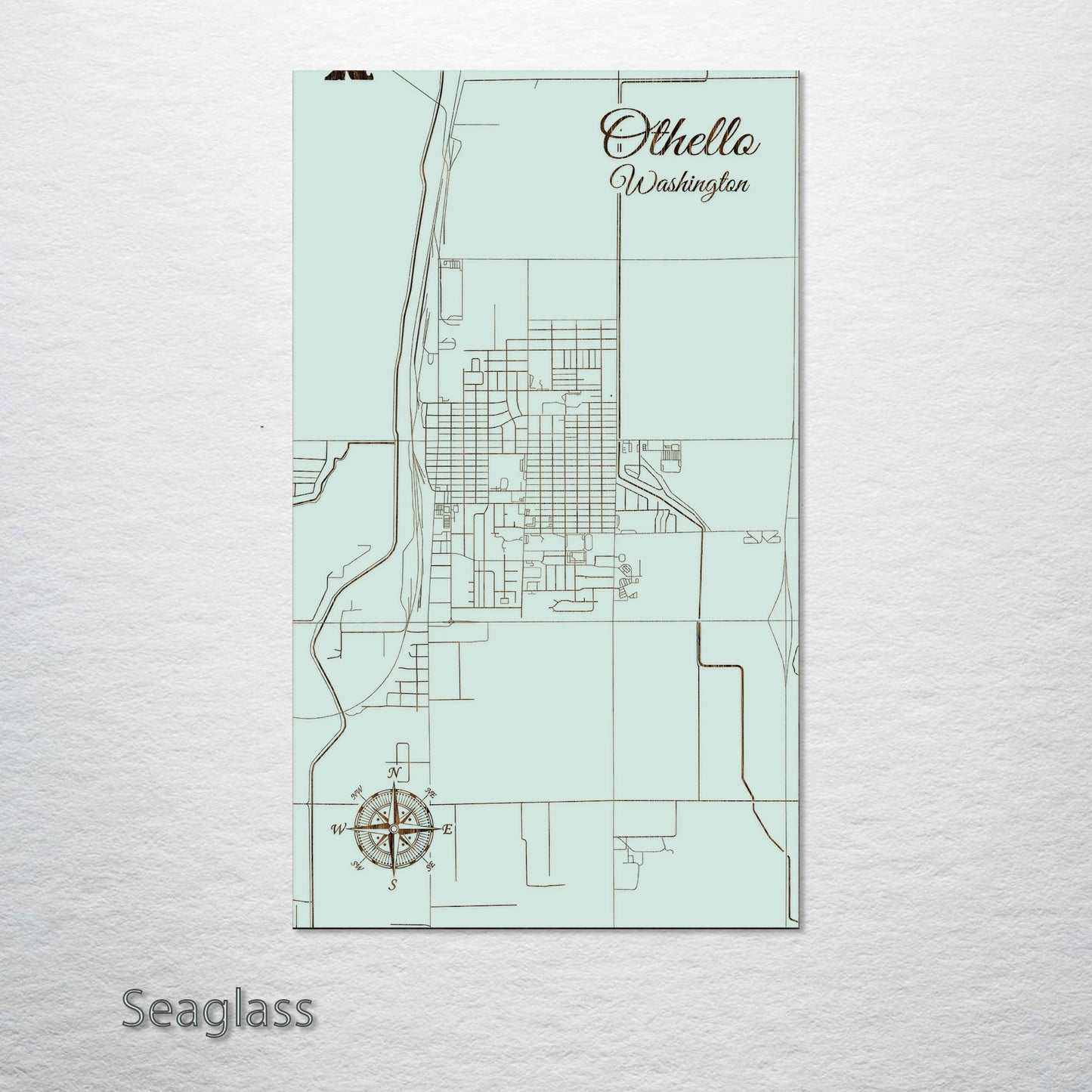 Othello, Washington Street Map