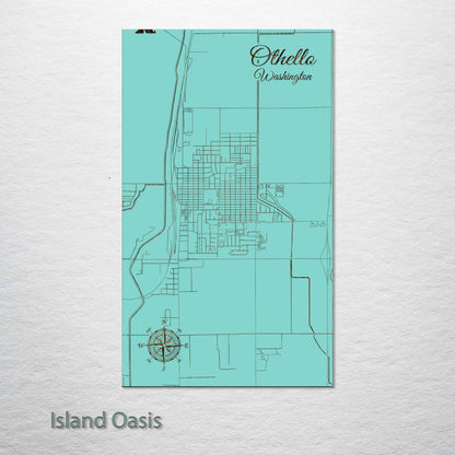 Othello, Washington Street Map
