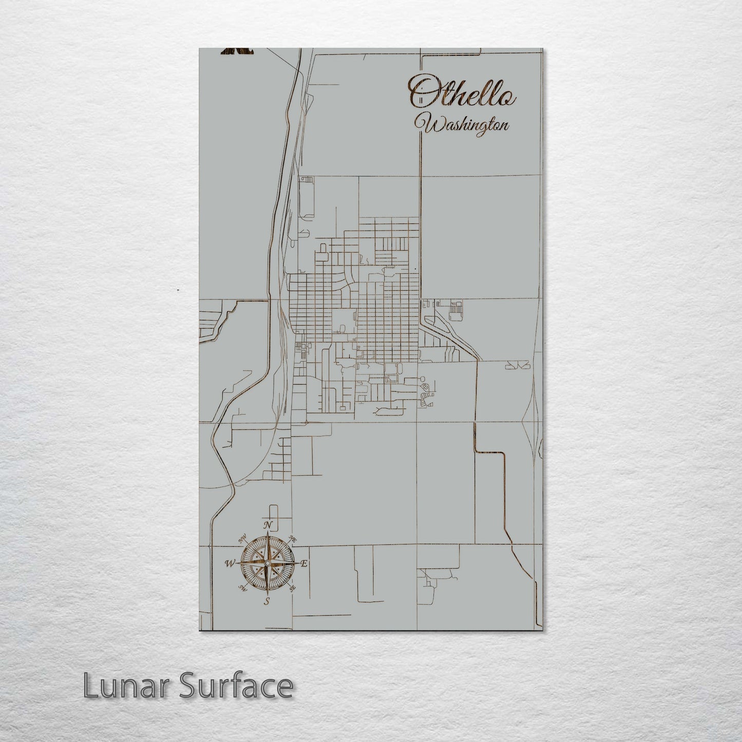Othello, Washington Street Map