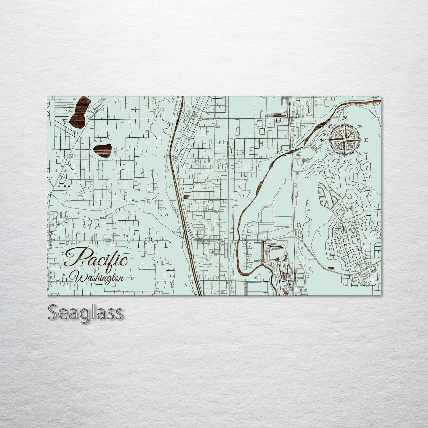 Pacific, Washington Street Map