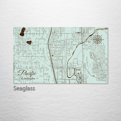 Pacific, Washington Street Map