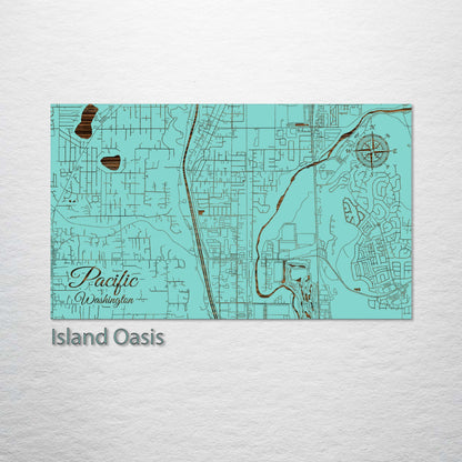 Pacific, Washington Street Map