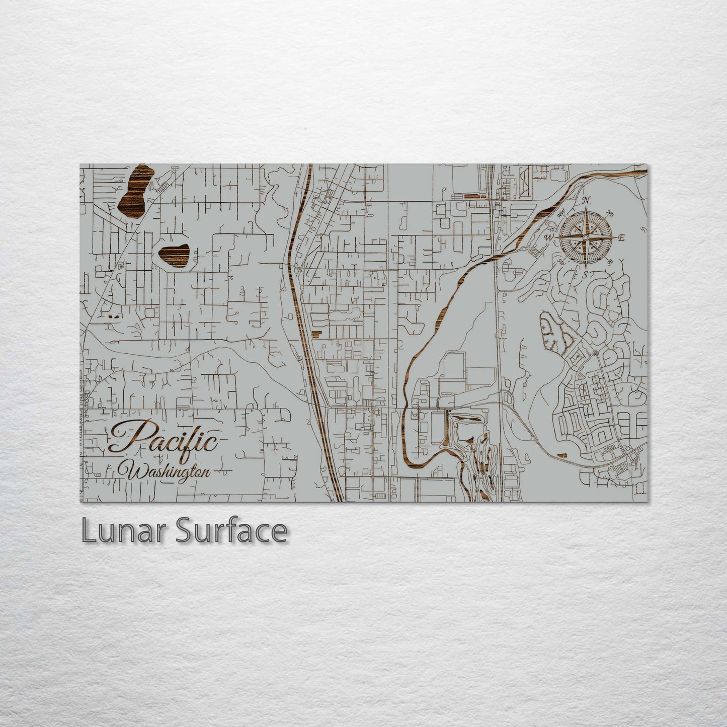 Pacific, Washington Street Map