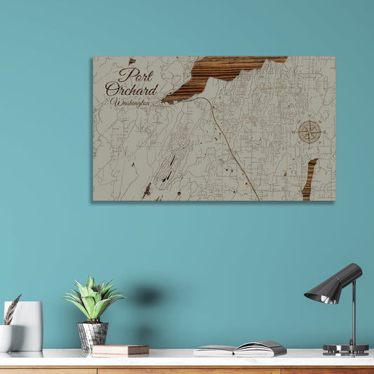 Port Orchard, Washington Street Map