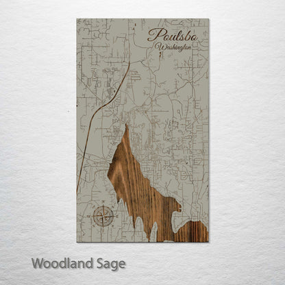 Poulsbo, Washington Street Map