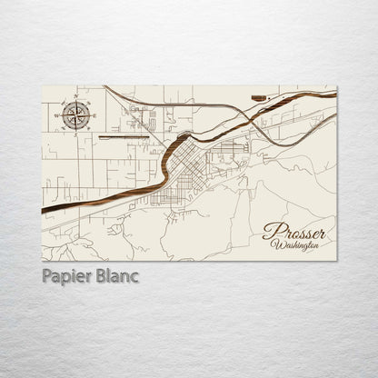 Prosser, Washington Street Map