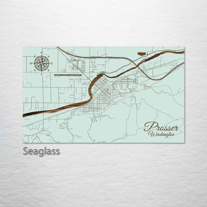 Prosser, Washington Street Map