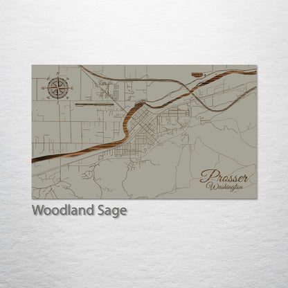 Prosser, Washington Street Map