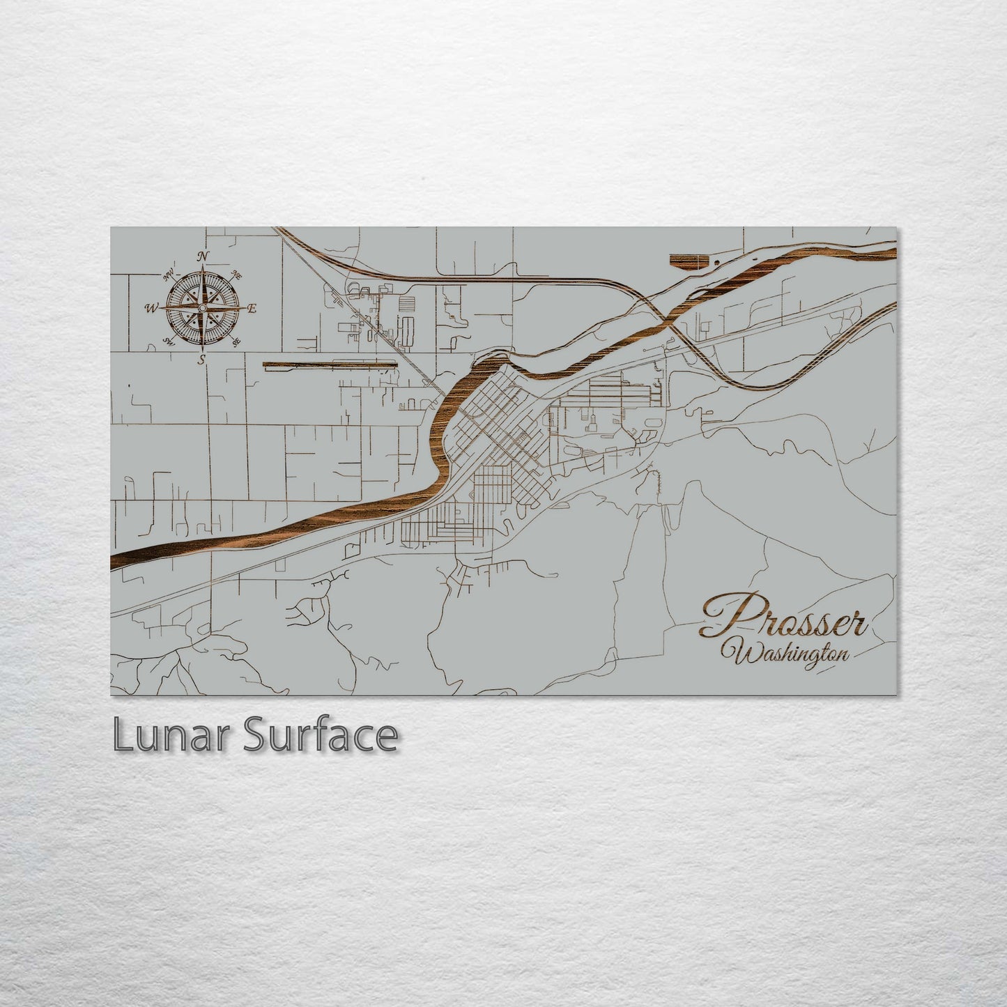 Prosser, Washington Street Map