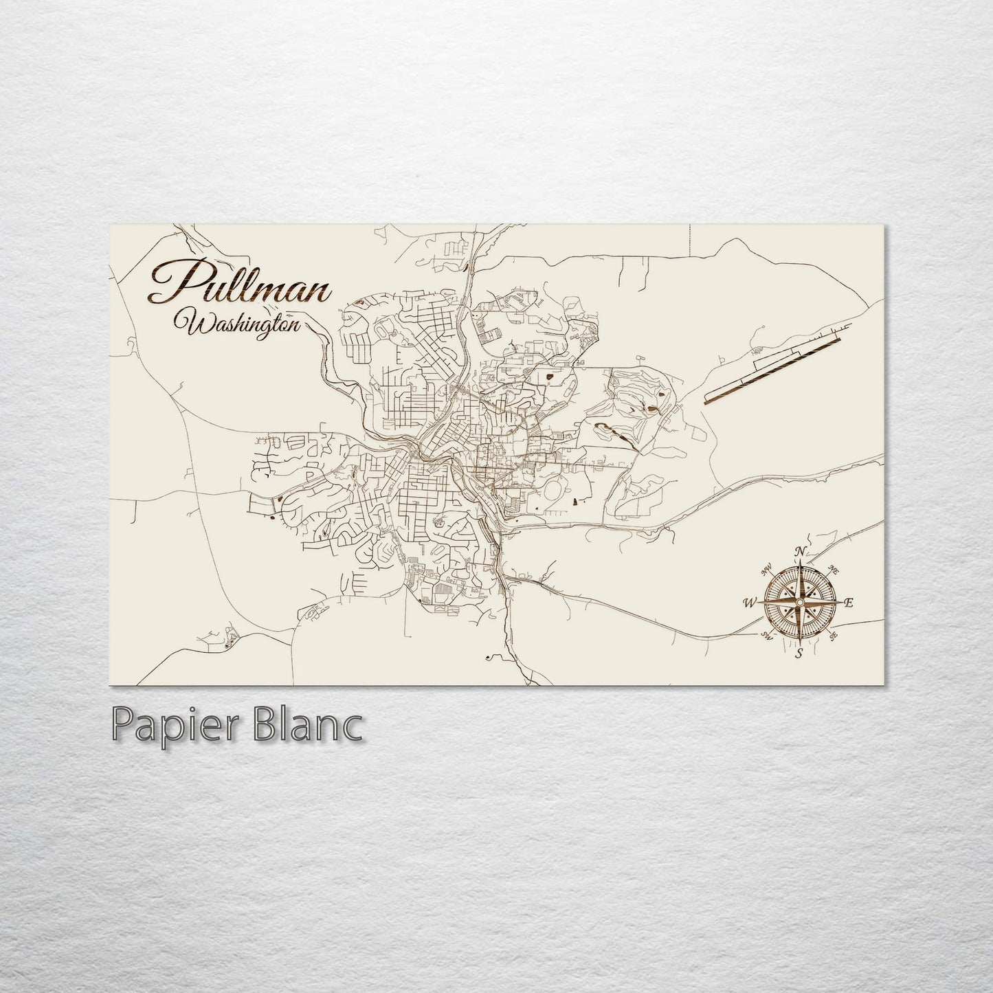 Pullman, Washington Street Map