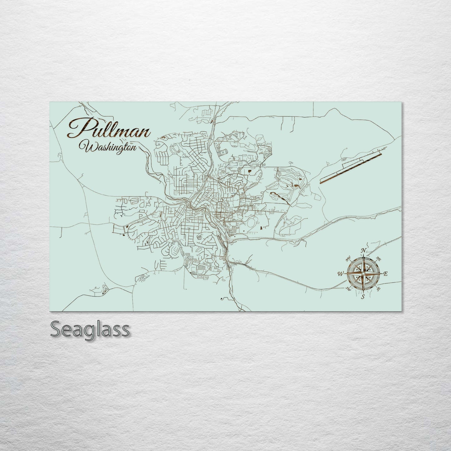 Pullman, Washington Street Map