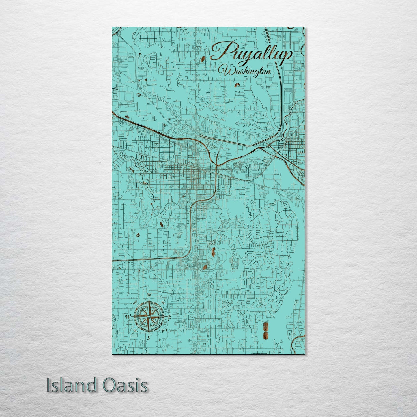 Puyallup, Washington Street Map