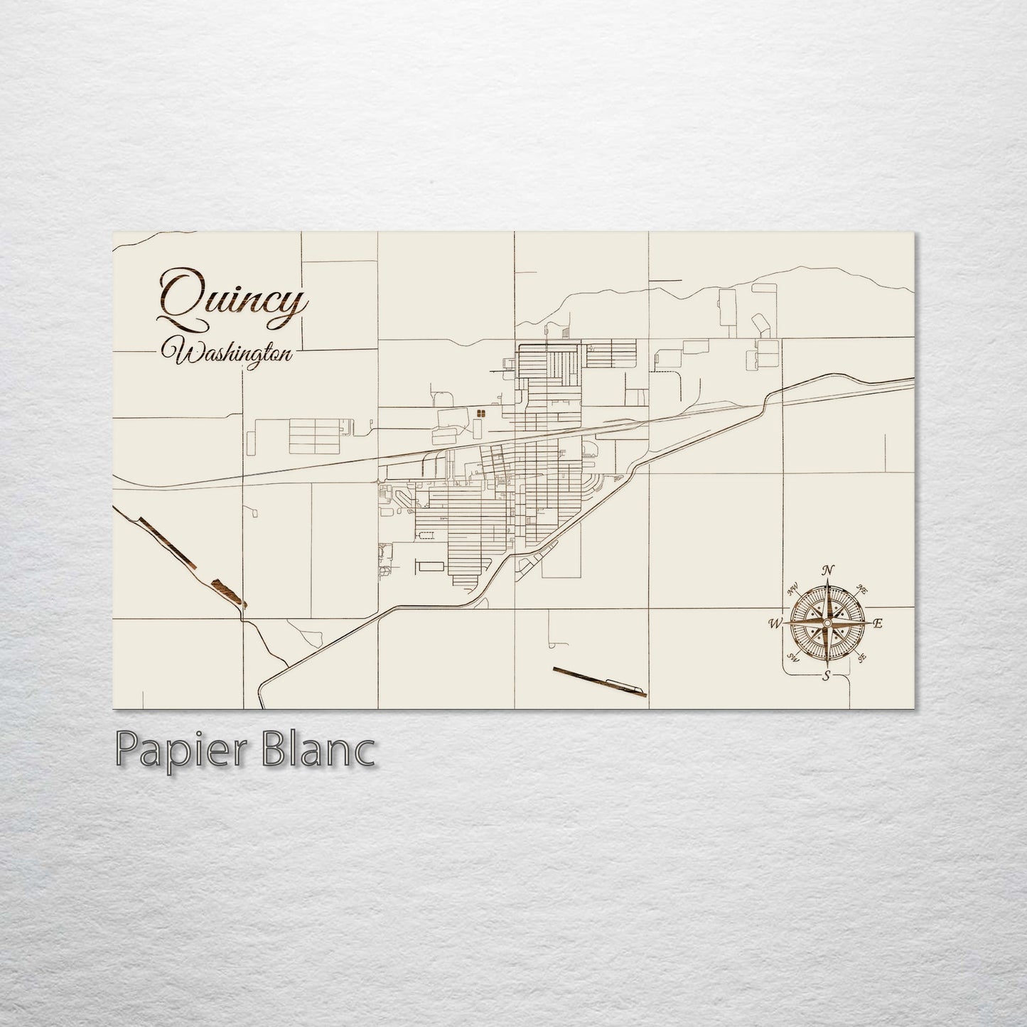 Quincy, Washington Street Map