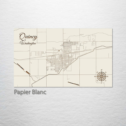Quincy, Washington Street Map