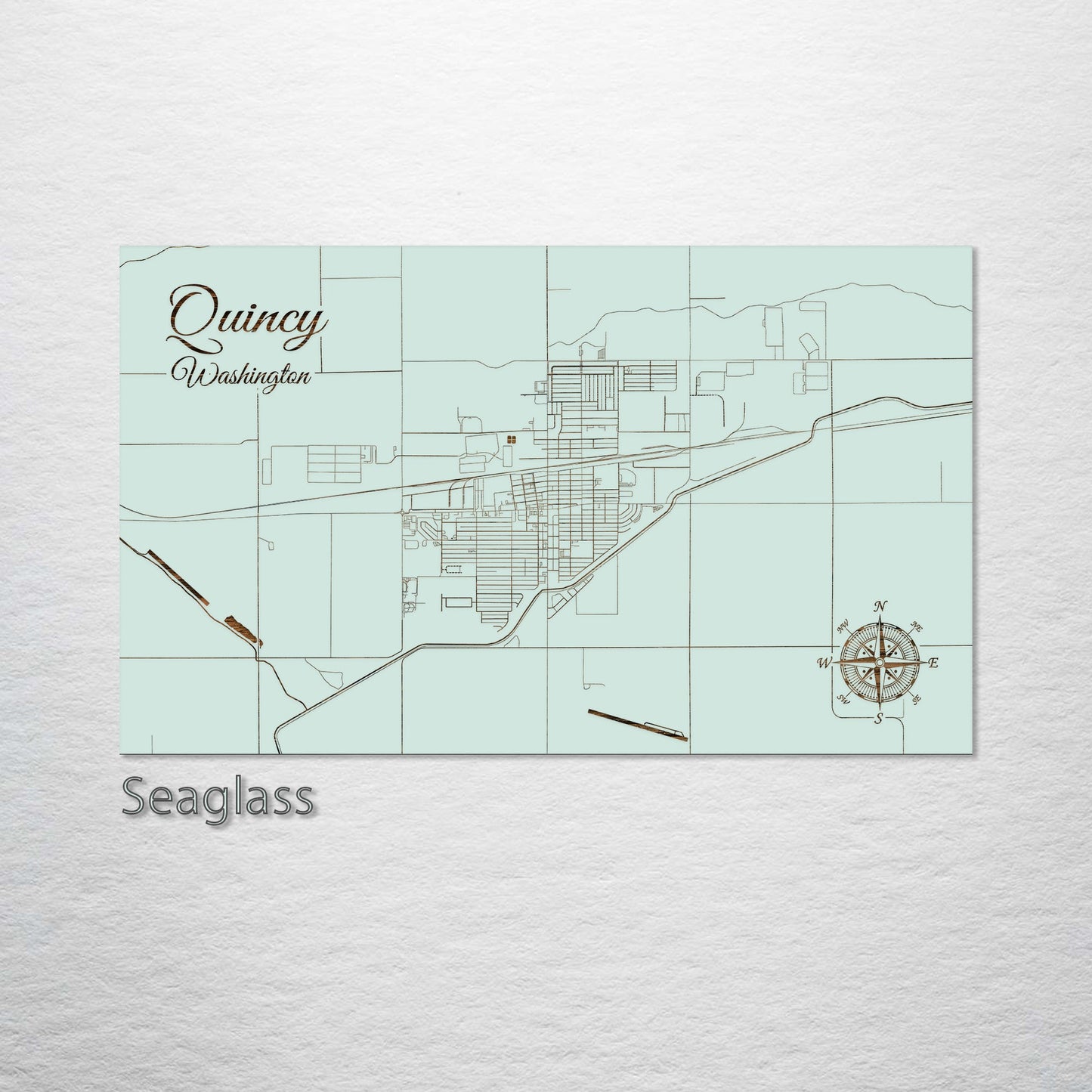 Quincy, Washington Street Map