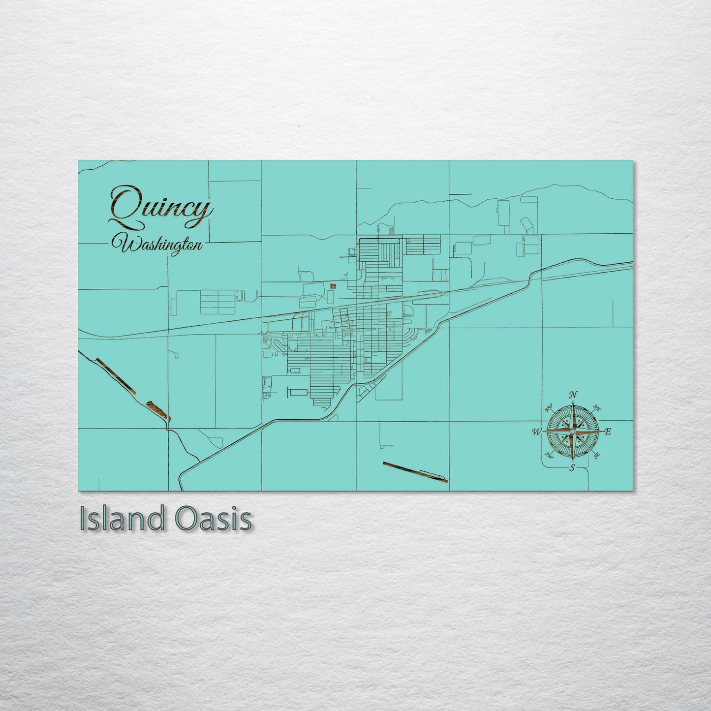 Quincy, Washington Street Map