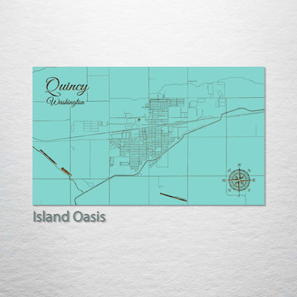 Quincy, Washington Street Map